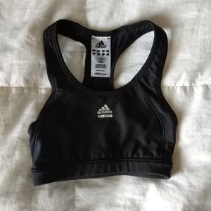 NWOT Adidas black sports bra